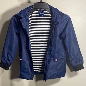 Navy Kids Raincoat by chic